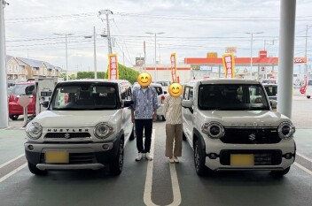 新型ハスラーをご納車させて頂きました！